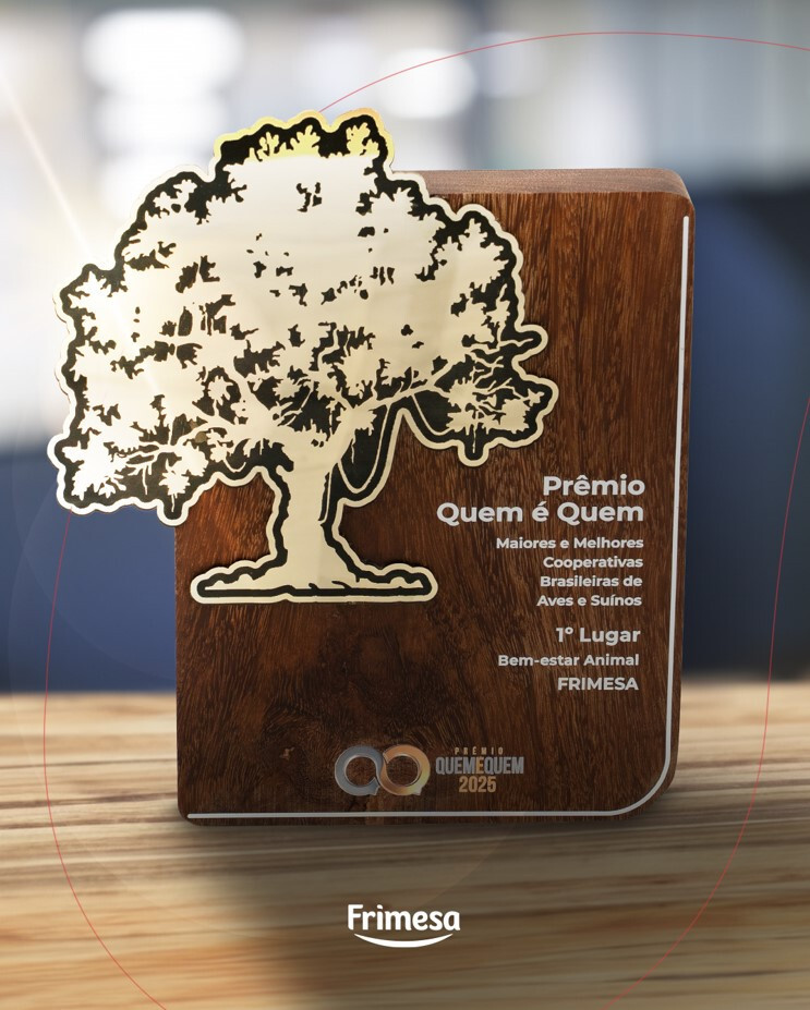 Frimesa é premiada por programa de qualidade na produção de suínos