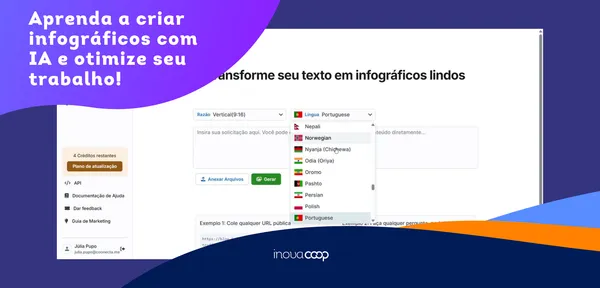 Aprenda a criar infográficos com IA e otimize seu trabalho
